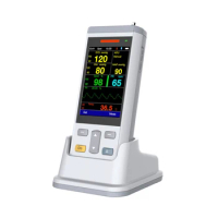 Portable Pet Monitor, Multi Parameter Handheld Monitor For Electrocardiogram, Blood Pressure, Temperature Detection