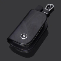 Universal Car Leather Key Case Cover Key Wallet Bag Keychain Holder For Opel Mokka Corsa Astra G J H insignia Keychain Key Bags