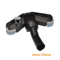 35mm Universal Nozzle Turbo Floor brush for Electrolux Philips Samsung LG Haier Midea vacuum cleaner partsTurbo brush head