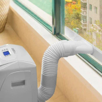 130/150mm Portable Telescopic Flexible Duct Extension Pipe Air Conditioner Window Vent Kit Mobile Air Conditioning Exhaust Hose