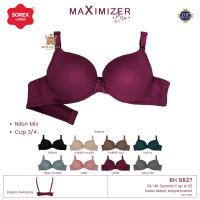 3pcs Sorex Bra Maximizer Art 9827 Tanpa Kawat Busa Tebal Kait 2 Cup A-B Push Up Bra Harian Bh Lembut