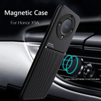 เคสโทรศัพท์, สำหรับ Honor X9A X9B, เคสหนังแม่เหล็กในรถยนต์, กรอบนุ่ม, Funda On, เข้ากันได้กับ HonorX