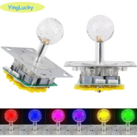 Arcade joystick 12V LED joystick Colorful lights Illuminated joystick For Arcade game fishing machine