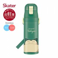 日本 Skater 不鏽鋼直飲保溫水壺/保溫瓶/保溫杯(470ml)- 寶可夢卡比獸【愛吾兒】