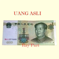 1 LEMBAR Uang Koleksi 1 YUAN CHINA Polymer ( Uang Asli )