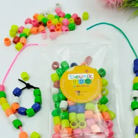 Mainan Edukasi Anak Bayi Balita Paud 1 2 3 Tahun Montessori Sensory Play Meronce Buat Kalung Manik