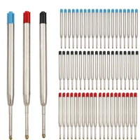 5Pcs Longth 3.9 In Ballpoint Pen Refills for Parker Pens Medium Point blue red Black Ink Rods for Writing Office Stationery