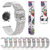 Silicone Strap for Garmin Vivoactive 3 4 HR Watch Band for Garmin Sq Active Venu 2 Plus Transparent Bracelet Watchband 20 22mm