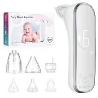 Hailicare電動防水吸鼻器嬰兒寶寶清鼻屎硅膠軟頭清潔器