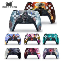 Data Frog Protective Cover Sticker For PS5 Controller For Playstation 5 Gamepad Camouflage Style Skin Decal Handle Accessories