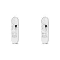 Anti Lost TV Remote Control Cover for Google TV/Google Chromecast 2020 (White)
