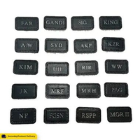 TUMI Patch Monogram - Initial Embossed Replacement Pad - Black / White , Multi Color