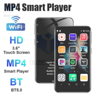 MP4 Player 3.6inch Full Touch Screen Bluetooth WiFi MP3 MP4 Music Players with Spotify Android Streaming Supports Hebrew
