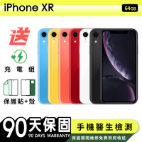 【Apple 蘋果】福利品 iPhone XR 64G 6.1吋 保固90天 贈四好禮全配組