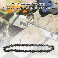 1PC 4 Inch Mini Steel Chainsaw Chain Electric Pruning Saw Accessory Garden Tool Replacement Portable Dropshipping