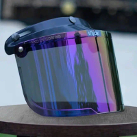 KACA FLAT DATAR INJAX ORIGINAL BUAT HELM CARGLOSS / COCOK DI SEMUA HELM BOGO Motorcycle dan Cembung