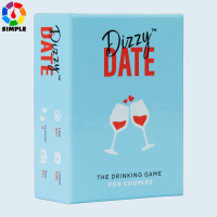 Dizzy Date Drinking Game for Couples Fun Valentine Gift with Drink If Questions Party Card Game