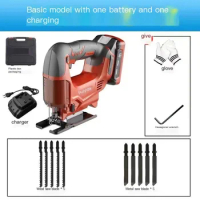 Multifunctional 220V 18v Cordless Electric Jig Saw Portable Woodworking Power Tool fit Makita 18V Battery Wireless With Battery