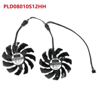 78MM T128010SU PLD08010S12HH 12V 0.35A 4Pin Cooling Fan for Gigabyte GTX1050Ti 1050 RX550 RX560 Graphics Card Cooler Fans