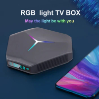 iptv tv box Android11 Amlogic S905X4 TV BOX A95X F4 RGB Light TV Box Dual Wifi 8K 4K 3D Youtube Media Player Set Top Box