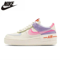 Nike-air force 1 shadow tênis originais para mulheres, sapatos de skate, sapatos ao ar livre, equilíbrio, # ci0919