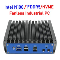 Fanless Soft Router Intel Alder Lake N100 MINI PC pfSense Router 2.5G 4*lntel i226 Nics NVMe DDR5 OPNsense Firewall VPN Server