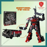 Mainan robot deformation Sentinel Prime Baiwei TW-1024 Decepticon Leader