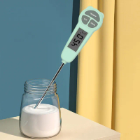 【奶瓶溫度】304不鏽鋼探針測溫計(食品溫度計 電子探針 水溫計 油溫計 探溫 烘焙 咖啡 料理)