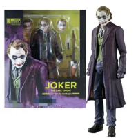 Bandai SHF Batman Joker Action Figure Toys 15cm High Quality Joker Statue Model Doll Collectible Ornament Gifts