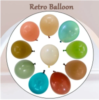 5 10 18inch Retro Color Vintage Balloon for Birthday Decoration Party Event Wedding