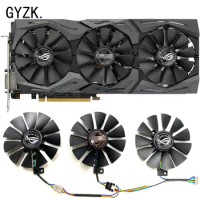 New For ASUS GeForce GTX1060 1070 1080 1080ti ROG STRIX Graphics Card Replacement Fan FDC10U12S9-C FDC10H12S9-C