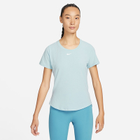NIKE 上衣 女款 短袖上衣 運動 瑜珈 AS W NK ONE LUXE DF SS STD TOP 藍 DD0619-442