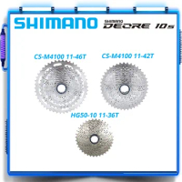 SHIMANO DEORE CS M4100 10 Speed HYPERGLIDE MTB Cassette Sprocket 10s 10v 42t 46t Suit M4100 M6000 M7000