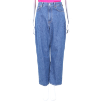 Acne Studios 純棉藍色高腰寬版窄腳牛仔褲