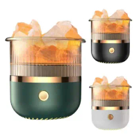 Salt Lamp Diffuser Aroma Lamps Natural Himalayan Salt Lamp Pink Salt Rocks Lamp Multi-Color Romantic Night Home Accessories