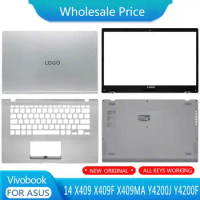 New For Asus Vivobook 14 X409 X409F X409MA Y4200J Y4200F Laptop LCD Back Cover Front Bezel Upper Palmrest Bottom Case Keyboard