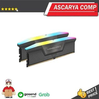 Memory RAM Corsair Vengeance RGB DDR5 32GB (2X16GB) DRAM 5200MHz - Black CMH32GX5M2B5200Z40K