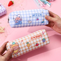 Pencil Cases Trousse Scolaire Kawaii Japanese Anime Stationery For School 2021 Pen Case Office Supplies Leather Pencil Box Cute