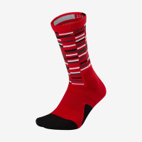 Nike 長襪 Elite 籃球襪 紅 黑 條紋 運動 菁英 SX7010-657