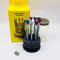 Applicable to 9PCS Watch Repair Screwdriver Set Replacing Tips Flat Head Cross head Watch Tool Kits