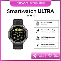 [STRAVA SUPPORT] ADVAN Ultra Watch | AMOLED Display | Built-in GPS Offline Maps | Running Interval |