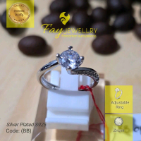 FayJewellry-Cincin Silver 925, Anti Karat, Adjustable ring, BB001