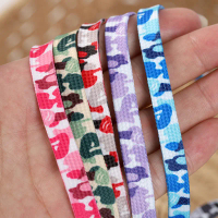 Camouflage shoelaces for men and women, suitable for 1970 canvas shoes, AJ1 sneakers, AF1 Air Force 