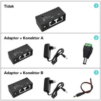 XIHANCAM POE Injector 100Mbps POE Extender CCTV 5V - 48V Single POE Adaptor Module Untuk Kamera POE 