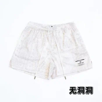 RYOKO RAIN New summer men's shorts men and women's fashion beach seaside casual shorts mesh sports quick-drying quarter pants