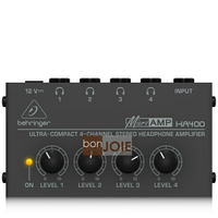 ::bonJOIE:: 美國進口 Behringer HA400 耳機分配器 四軌輸出 (全新封裝) 耳朵牌 MICROAMP 耳機放大器 一對四輸出