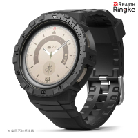 Ringke 三星 Galaxy Watch 5 Pro 45mm Fusion X Guard 運動型保護殼+錶帶組 黑 白(Rearth 保護套)