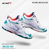 Beyono Giày Bóng Chuyền Orca - Cyan Teal Red Blue Green White Size 37-44 Công Nghệ Đỉnh Cao Bảo Vệ C