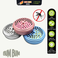 Hộp đựng đa năng nến thơm, nhang muỗi, gạc tàn cao cấp Bum Bum House chất liệu inox đường kính 15cm 