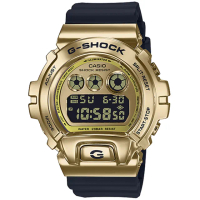 【CASIO 卡西歐】G-SHOCK 嘻哈金屬電子手錶(GM-6900G-9)
